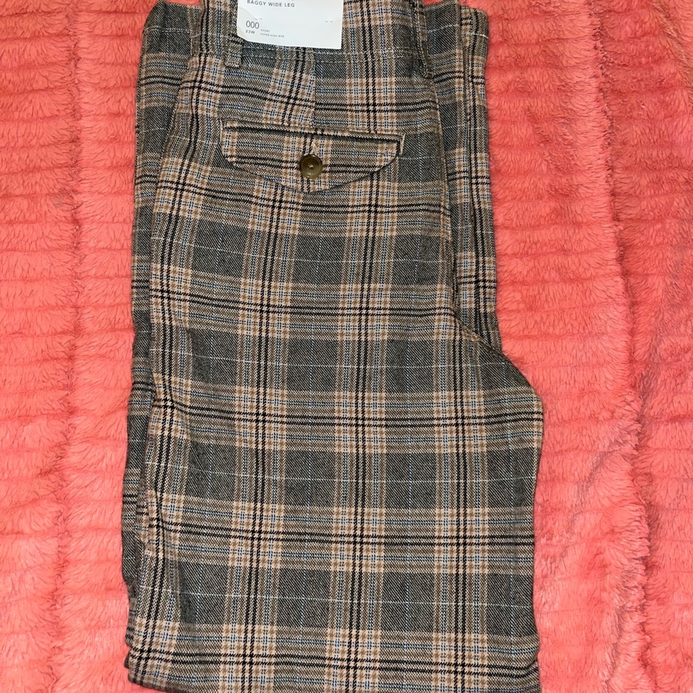 American Eagle Outfitters Brown and Gray Dress Pants